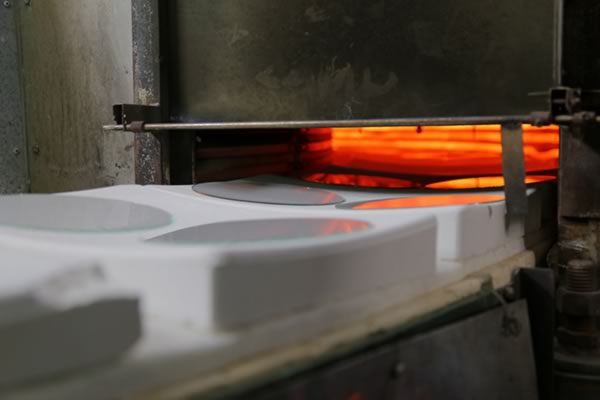 Energy saving glass heating system