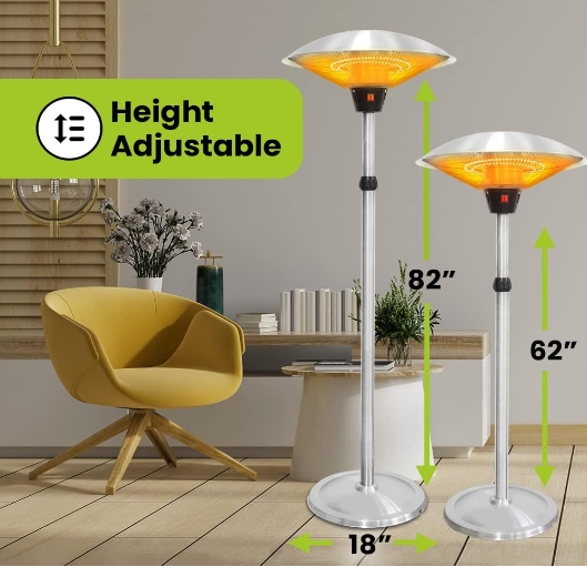 Low noise electric heater